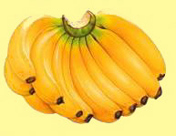 Фон с бананами
