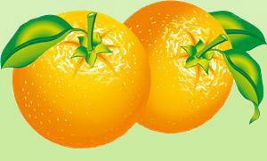 Фон с апельсинами